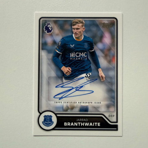 Topps Flagship Premier League 2026/27 Jarrad Branthwaite Everton Autograph Auto