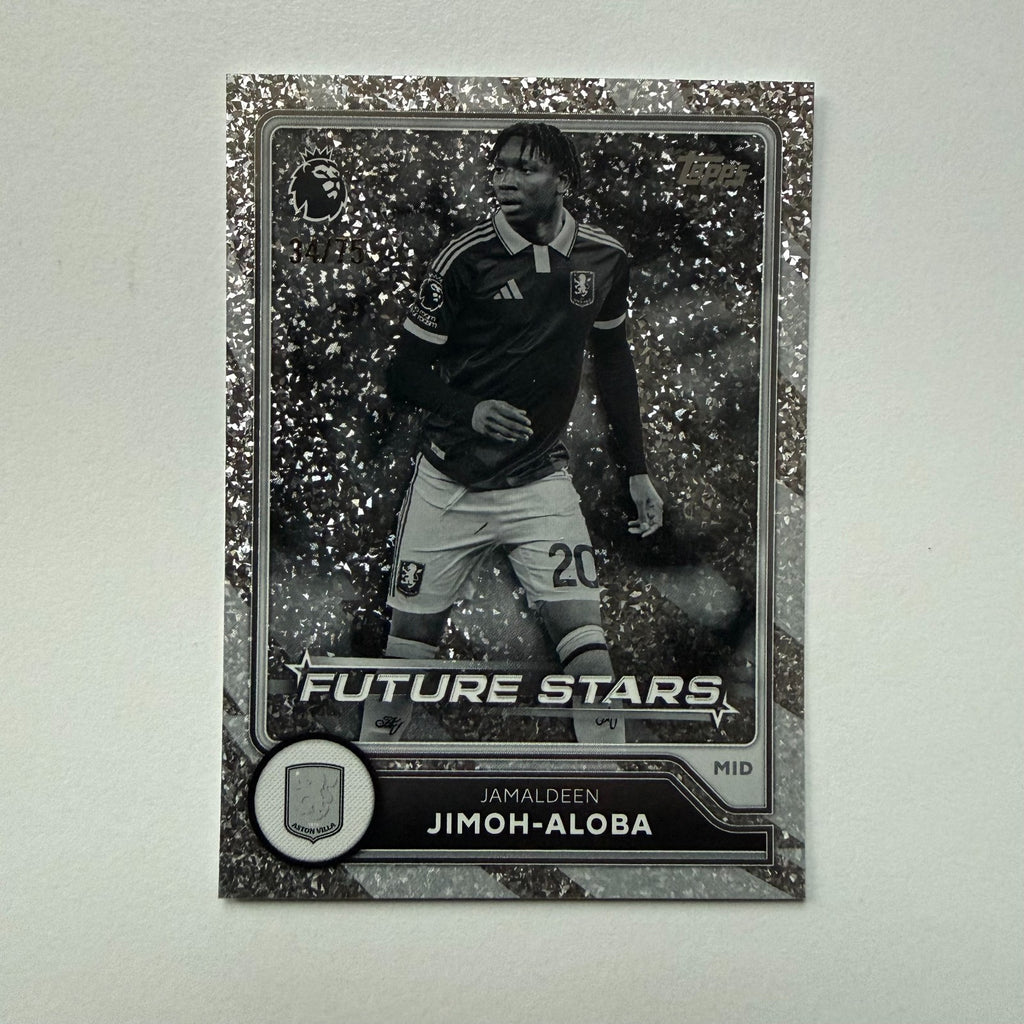 Topps Premier League 26/27 Jamaldeen Jimoh-Aloba Future Stars Black & White /75
