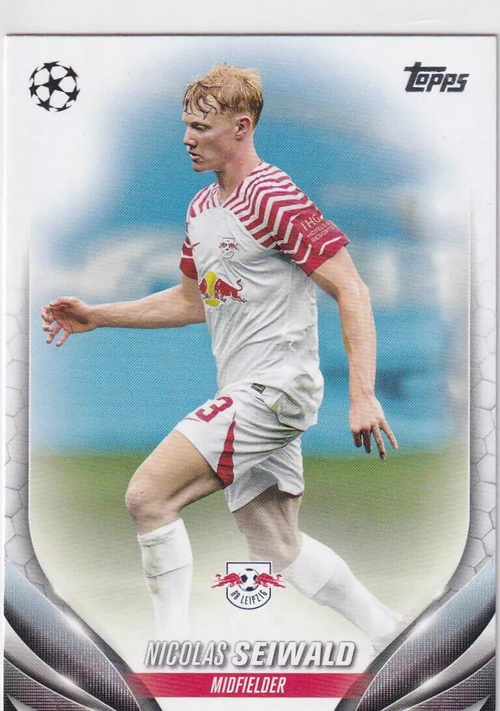 Topps Chrome Hobby UCC Champions League 23/24 Nicolas Seiwald RB Leipzig Card