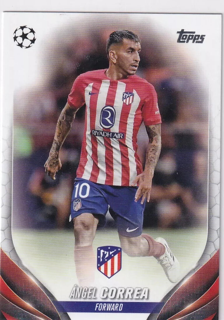 Topps Chrome Hobby UCC Champions League 23/24 Angel Correa Atletico Madrid #49