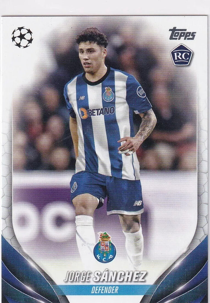 Topps Chrome Hobby UCC Champions League 23/24 Jorge Sanchez FC Porto Card #198