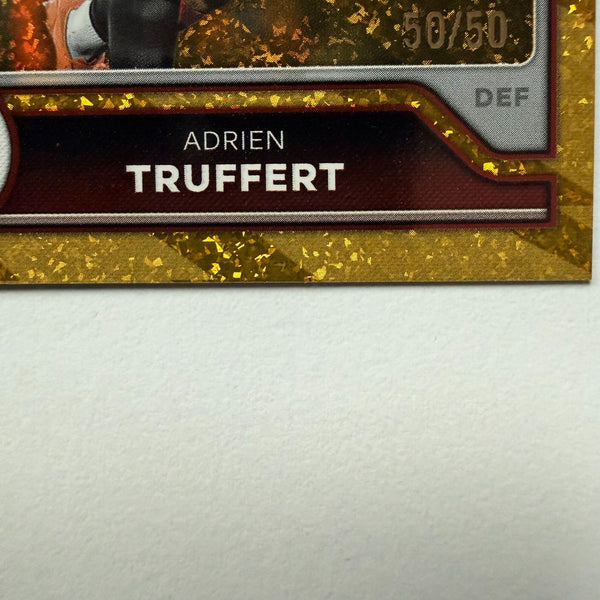Topps Flagship Premier League 26/27 Adrien Truffert Gold Parallel 50/50 Bookend