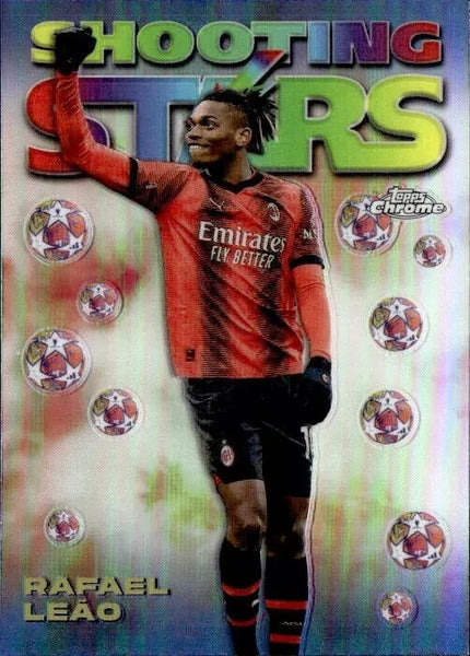 Topps Chrome Hobby UCC Champions League 23/24 Rafael Leao Milan Shooting Stars