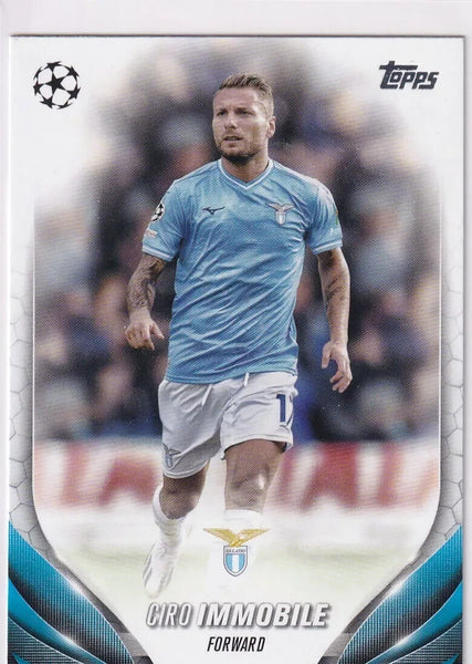 Topps Chrome Hobby UCC Champions League 23/24 Ciro Immobile Lazio Card #183