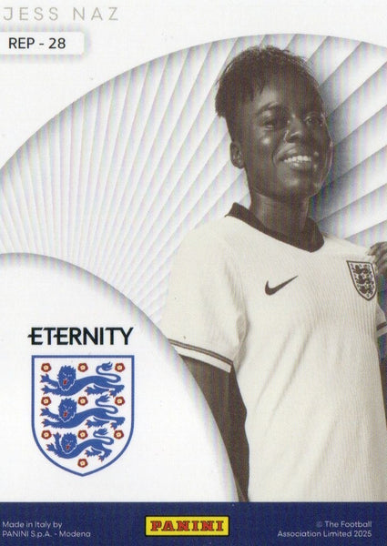 Panini Eternity 2025 Jess Naz Represent Green 50/50 Bookend Lionesses Card