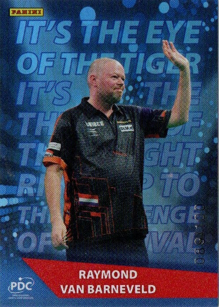 Panini PDC Premier League 2025 Van Barneveld Walk On /100 Darts Card