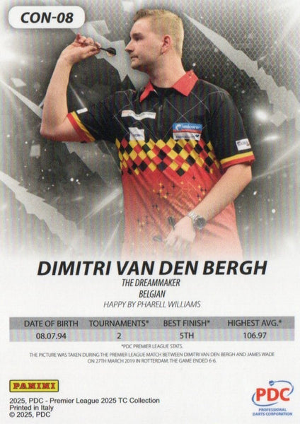 Panini PDC Premier League 2025 Van Den Bergh Contenders /100 Darts
