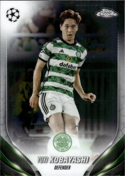 Topps Chrome Hobby UCC Champions League 23/24 Yuki Kobayashi Celtic Card #87