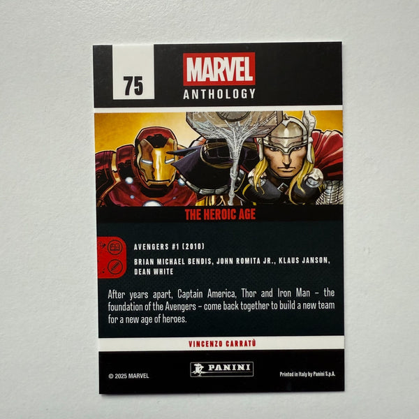 Panini Marvel Anthology The Heroic Age Holo Card 75