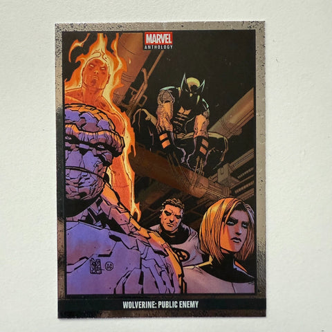 Panini Marvel Anthology Wolverine Public Enemy Holo Card 59