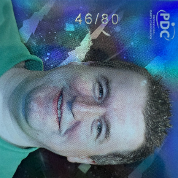 Panini PDC Premier League 2025 Ronnie Baxter Blue /80 Darts Card