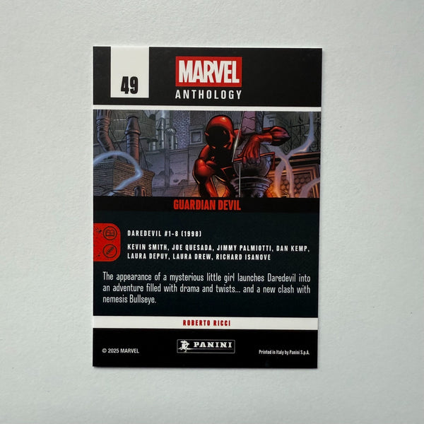 Panini Marvel Anthology Guardian Devil Holo Card 49