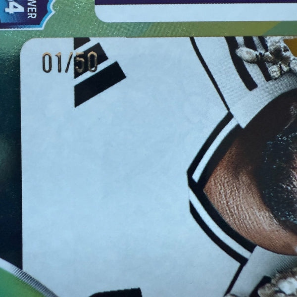 Topps Premier League 25/26 Adama Traore Gold /50 Bookstart Fulham Gold Card