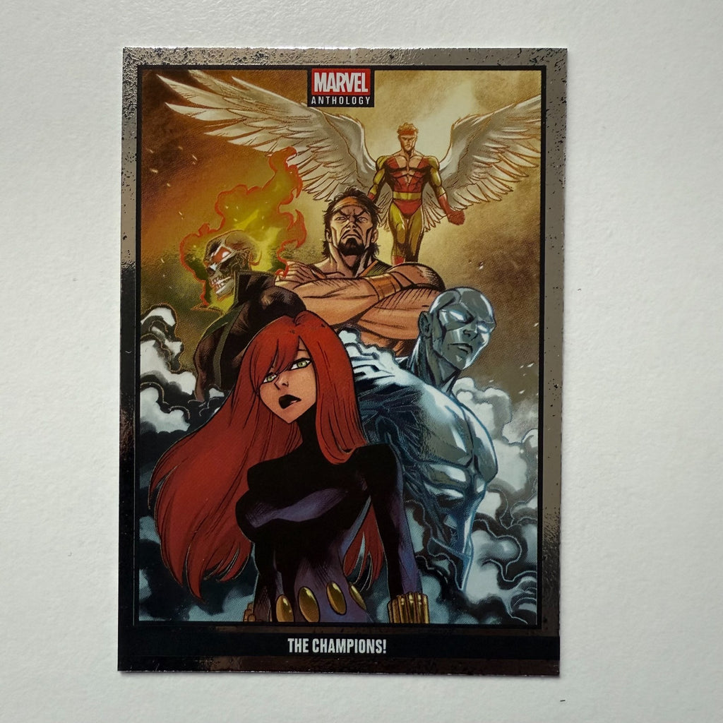 Panini Marvel Anthology The Champions Holo Card 13