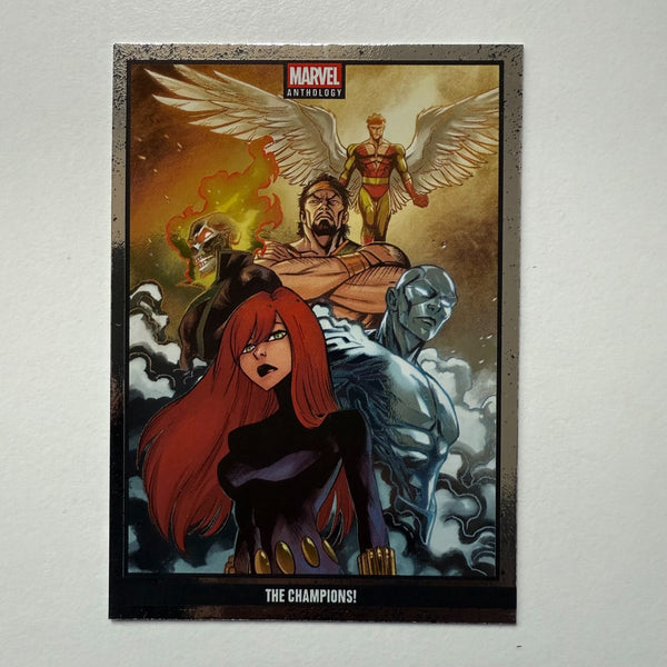 Panini Marvel Anthology The Champions Holo Card 13