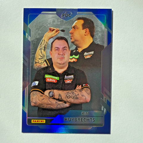 Panini 2026 PDC Kim Huybrechts Blue Parallel /150 Darts World Championship Card