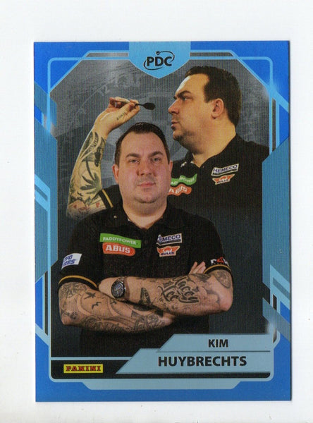 Panini 2026 PDC Kim Huybrechts Blue Parallel /150 Darts World Championship Card