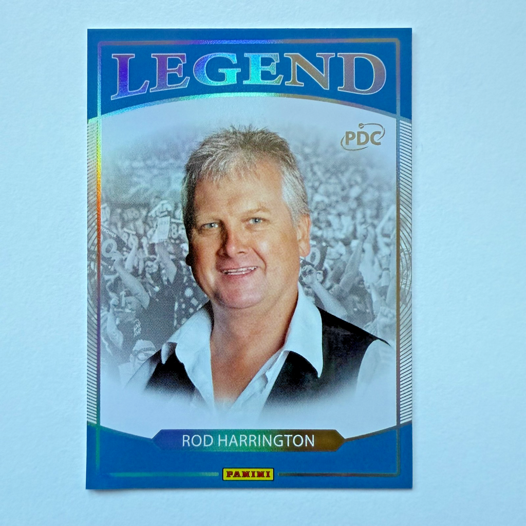Panini 2026 PDC Rod Harrington Legend /150 Darts World Championship Card