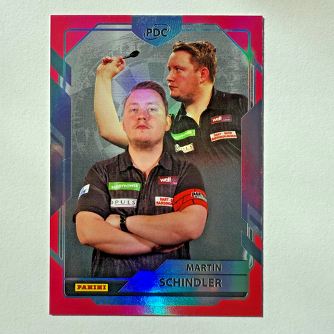 Panini 2026 PDC Martin Schindler Base Parallel /80 Darts World Championship Card