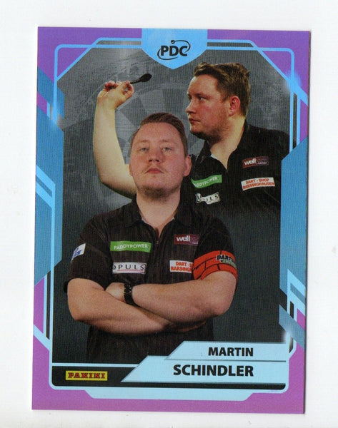 Panini 2026 PDC Martin Schindler Base Parallel /80 Darts World Championship Card
