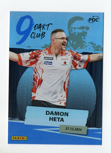 Panini 2026 PDC Damon Heta 9 Dart Club /150 Darts World Championship Card