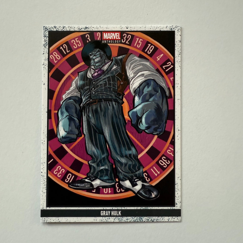 Panini Marvel Anthology Gray Hulk Base Card 29