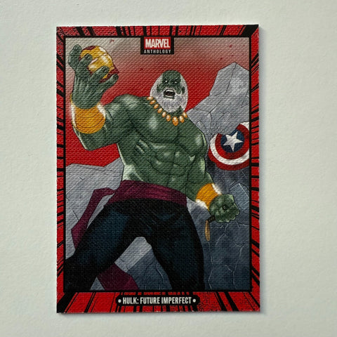 Panini Marvel Anthology Hulk Future Imperfect Canvas Card C9