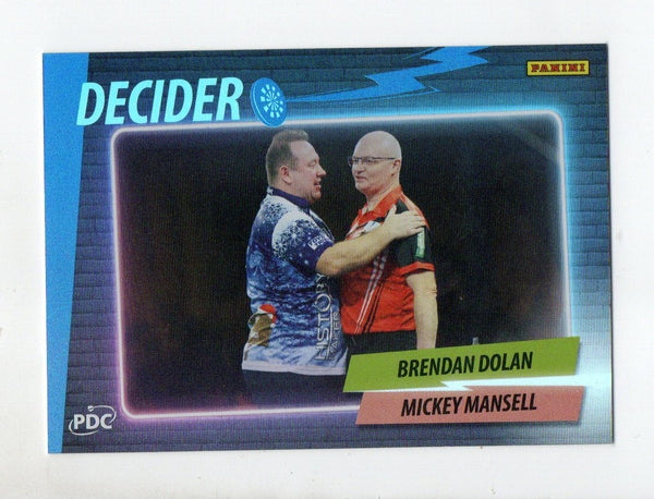 Panini 2026 PDC Dolan Mansell Decider /150 Darts World Championship Card