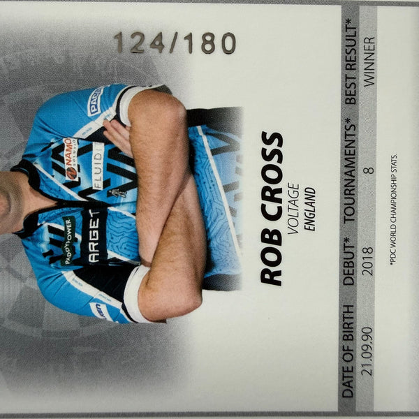 Panini 2026 PDC World Championship Darts Rob Cross Base Parallel Card /180