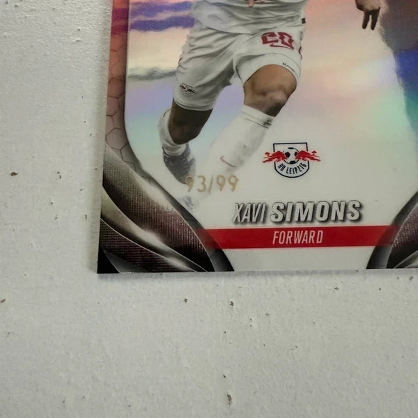 Topps Chrome UCC 2023/24 Xavi Simons RB Leipzig Refractor Parallel /99 #24