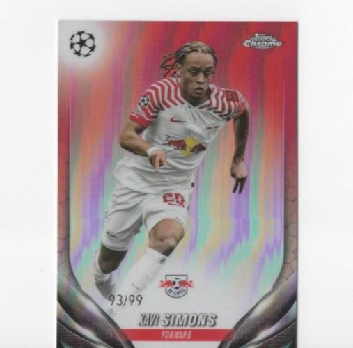 Topps Chrome UCC 2023/24 Xavi Simons RB Leipzig Refractor Parallel /99 #24