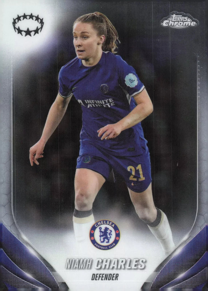 Topps Chrome Women’s UCL 2023/24 Niamh Charles Chelsea #17