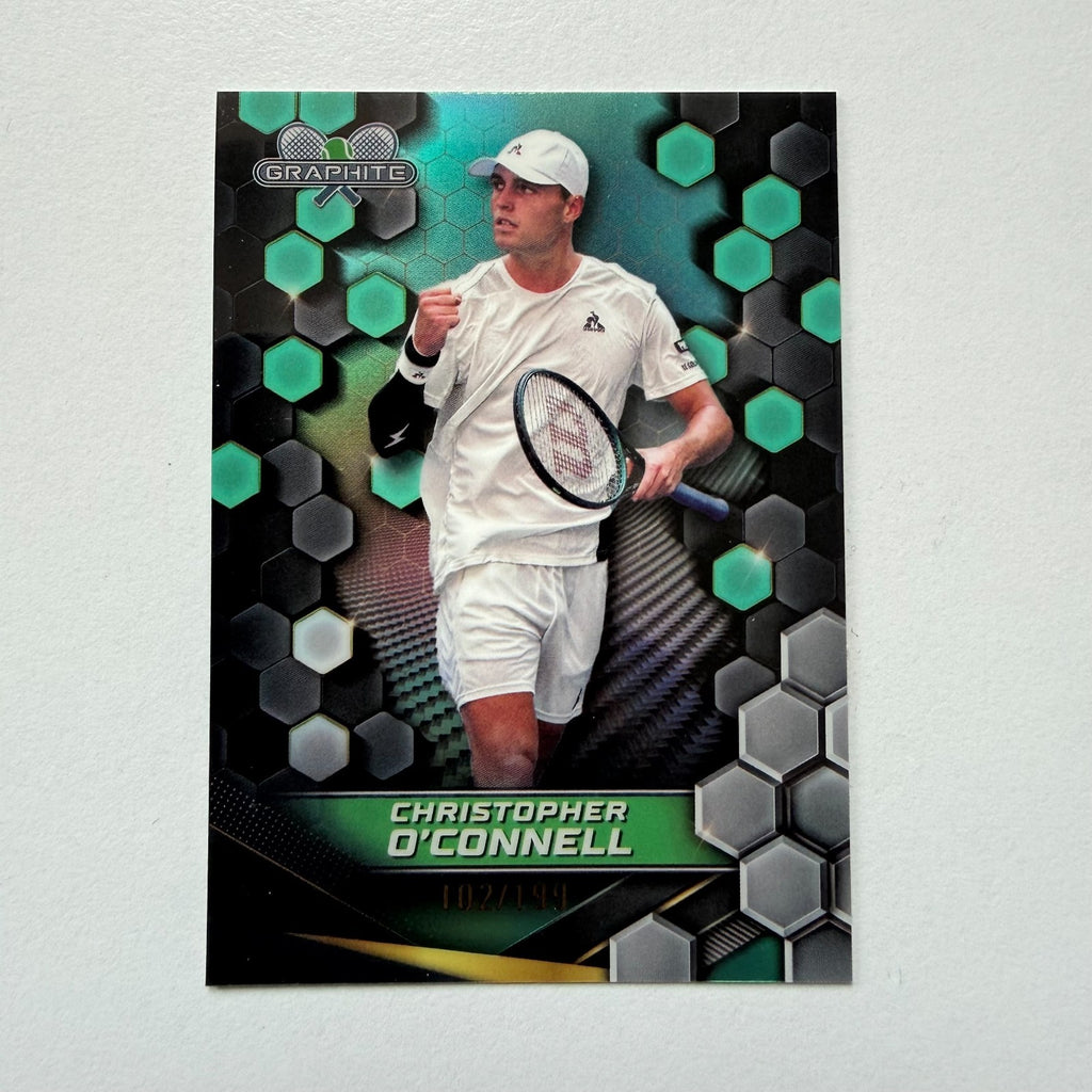 Topps 2024 Graphite Tennis Christopher O'Connell Green Refractor Chrome /199