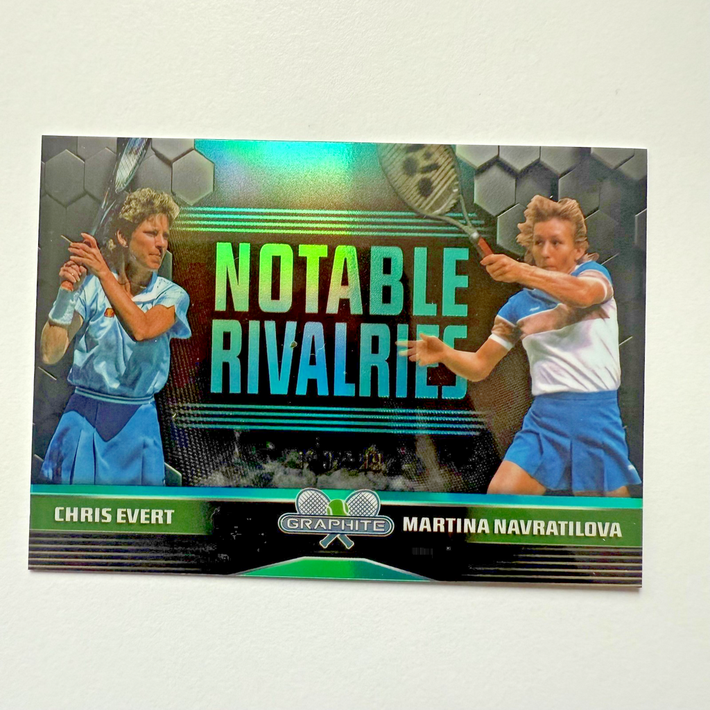 Topps Graphite 2024 Evert Navratilova Rivalries Chrome Tennis Card /199