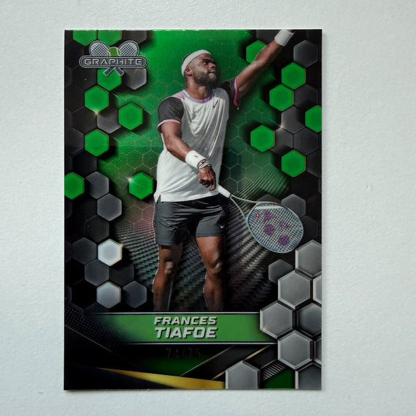 Topps 2024 Graphite Tennis Frances Tiafoe Green Parallel Refractor Card /75