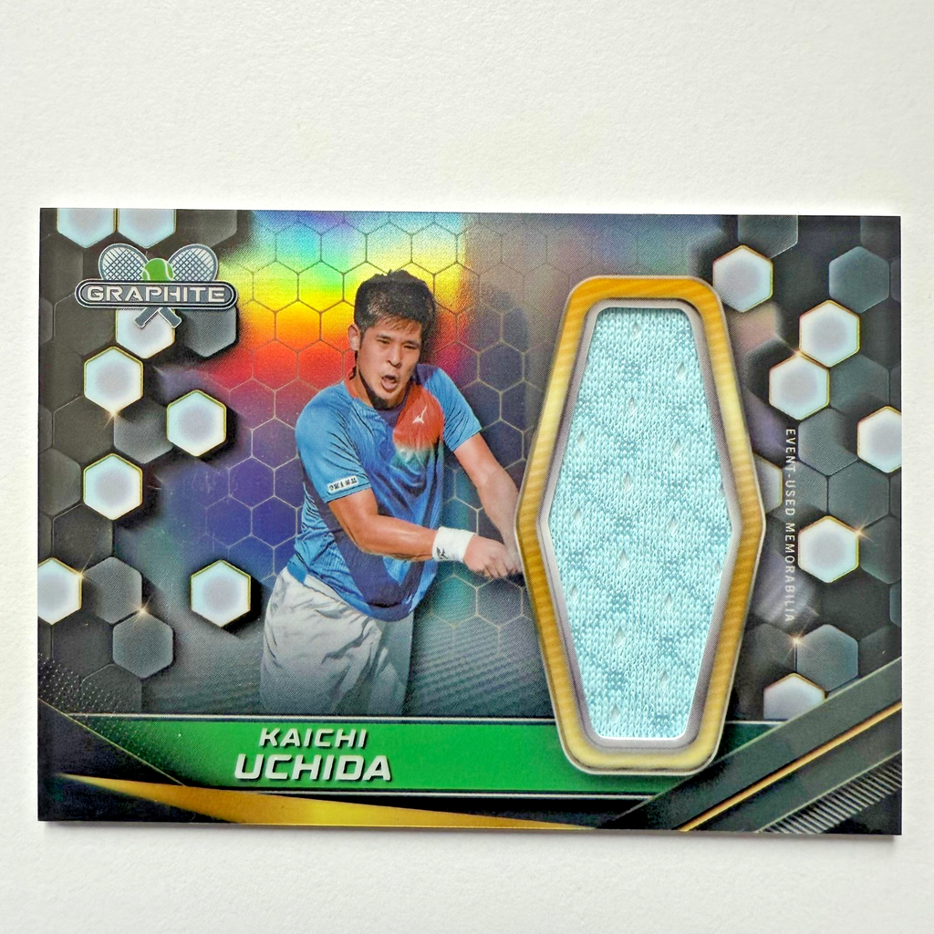 Topps Graphite 2024 Kaichi Uchida Relic Chrome Tennis Card
