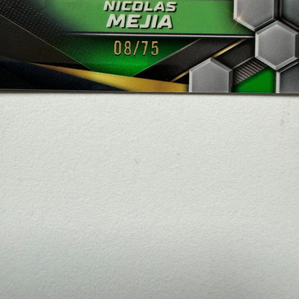 Topps 2024 Graphite Tennis Nicolas Mejia Green Parallel Chrome Card 8/75