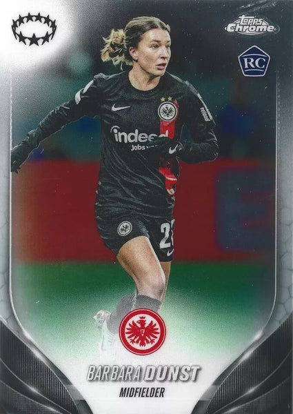 Topps Womens Chrome 2023-2024 Barbara Dunst Eintracht Frankfurt Card #62