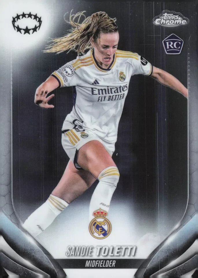 Topps Womens Chrome 2023-2024 Sandie Toletti Real Madrid Base Card #43