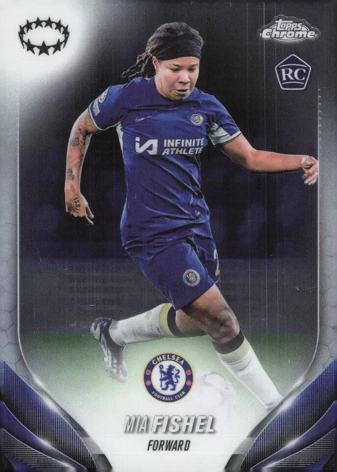 Topps Womens Chrome 2023-2024 Mia Fishel Chelsea Base Card #39