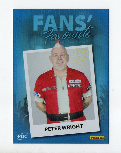 Panini 2026 PDC Peter Wright Fans Favourite /150 Darts World Championship Card