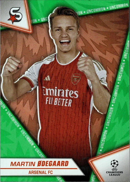 Topps Superstars 2024 Martin Odegaard Arsenal Uncommon Card #11 UCL 23/24