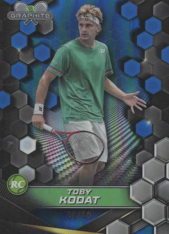 Topps 2024 Graphite Tennis Toby Kodat Blue Refractor Parallel Card 36/50