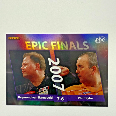 Panini 2026 PDC Van Barneveld Taylor Epic Finals /180 Darts World Championship