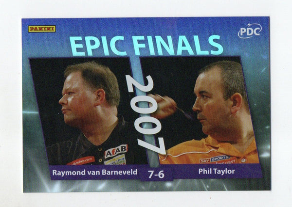 Panini 2026 PDC Van Barneveld Taylor Epic Finals /180 Darts World Championship