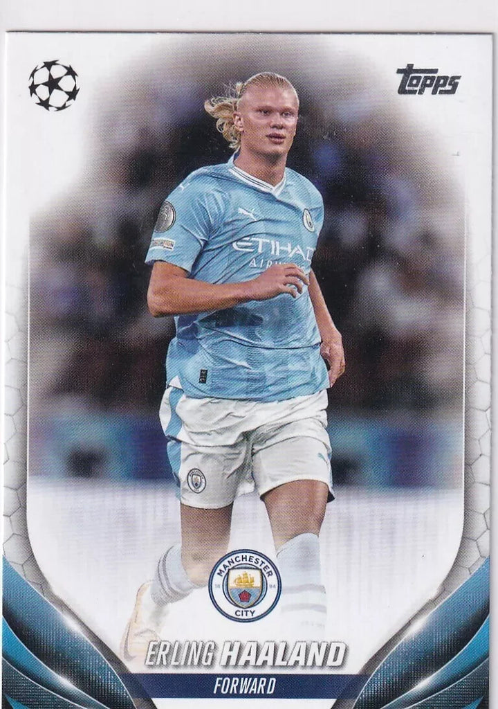 Topps Chrome UEFA 2023/24 Erling Haaland Manchester City Card #39 UCC