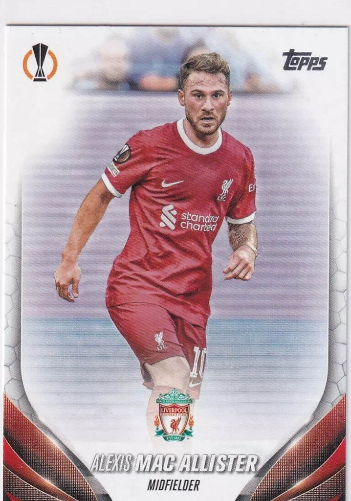 Topps Chrome UEFA 2023/24 Alexis Mac Allister Liverpool FC Card #48