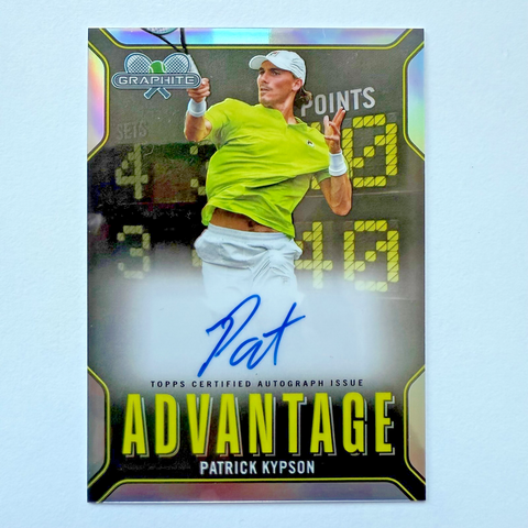 Topps Graphite 2024 Patrick Kypson Auto Chrome Tennis Autograph Chrome Card