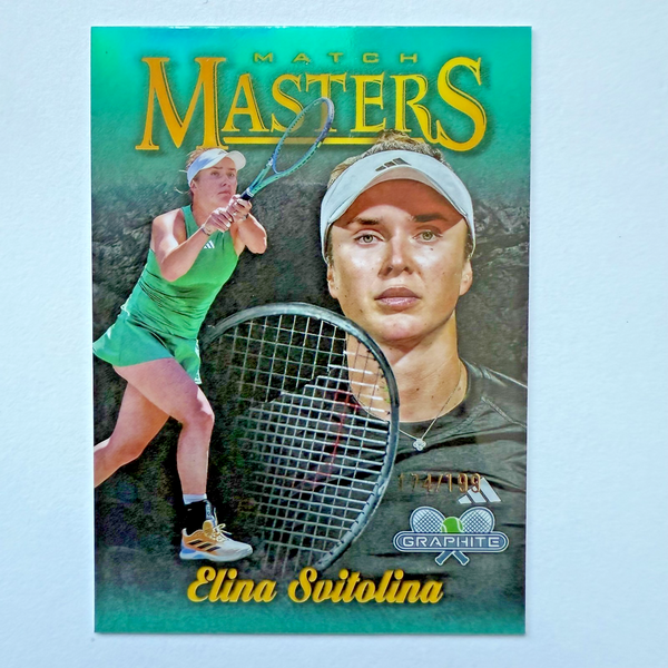 Topps Graphite 2024 Elina Svitolina Match Masters Green Chrome Card /199