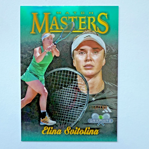 Topps Graphite 2024 Elina Svitolina Match Masters Green Chrome Card /199